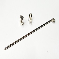 브로치장식(백동)