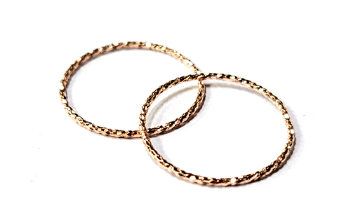 링반지 (커팅 핑크도금)